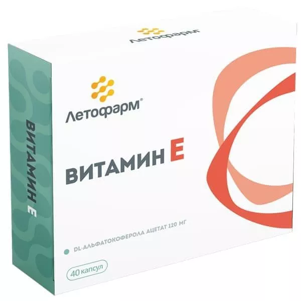 LetoPharm Vitamin E 40caps