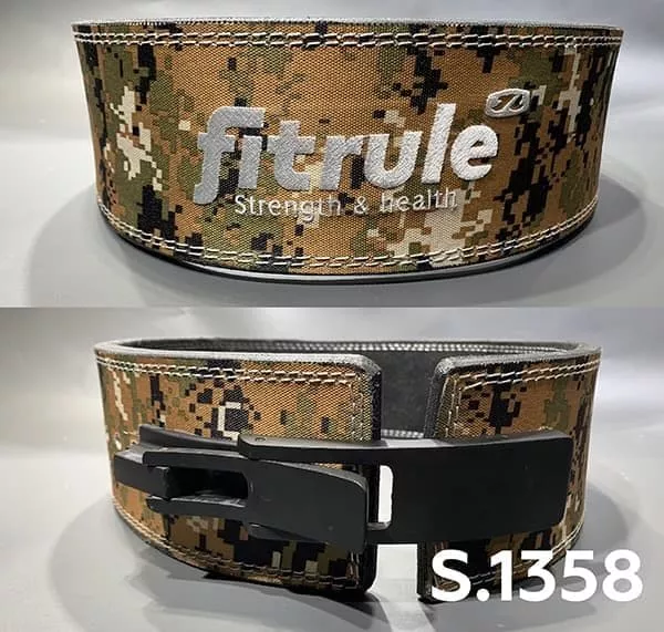 FitRule Ремень с Карабином Камуфляж арт1358 (S)