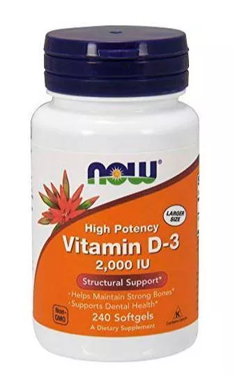 NOW Vitamin D-3 2000 240 sgels