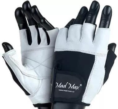 Перчатки Mad Max "Fitness" MFG444\WH-BK