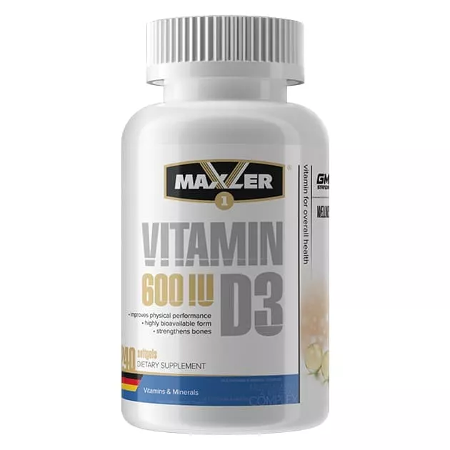 Maxler Vitamin D3 600 IU 240 tabs