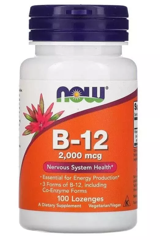 NOW B-12 2000mcg 100 tab