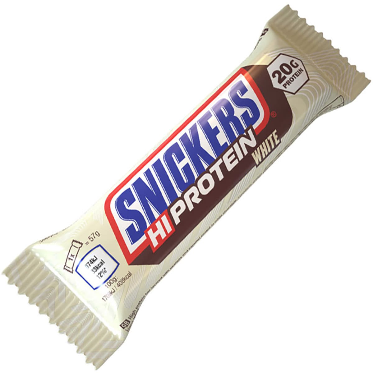 Snickers HI Protein Bar White Chocolate 57g фото