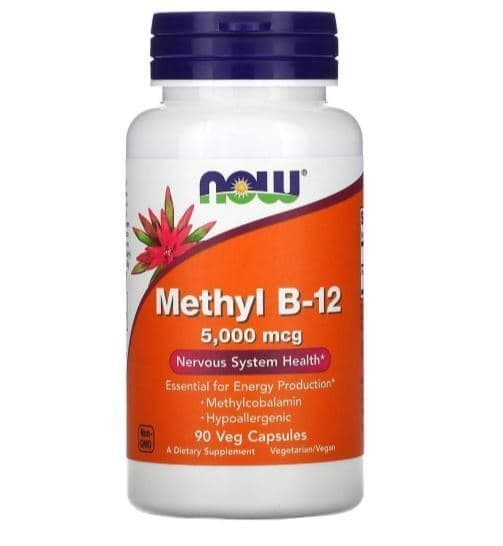 NOW Methyl B-12 5000mcg 90 vcaps