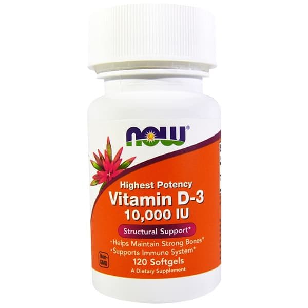 NOW Vitamin D-3 10000 120 caps