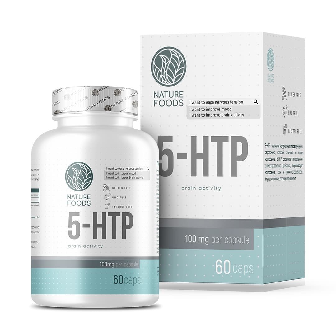 Nature Foods 5-HTP 100mg 60 caps