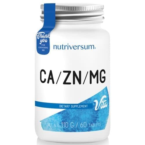 Nutriversum Ca + Zn + Mg 60 tabs фото