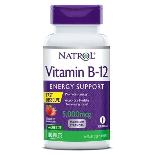 NATROL Vitamin B-12 5000mg 100 tabs фото