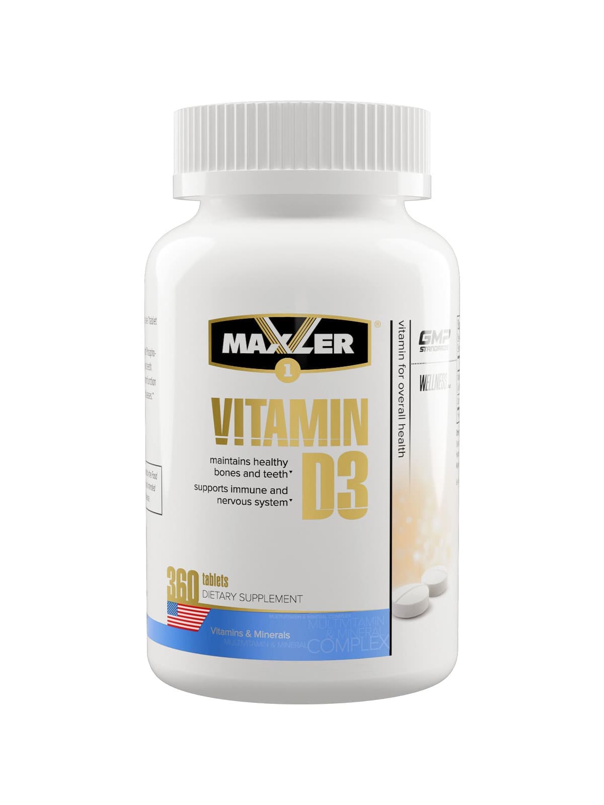 Maxler Vitamin D3 1200 IU 360 tabs фото