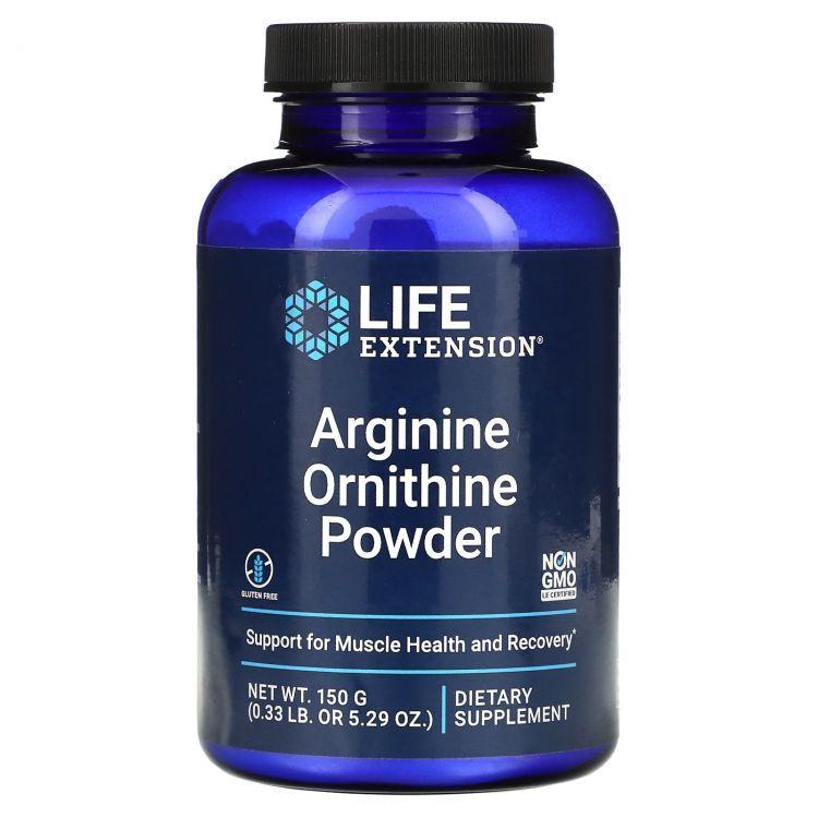 LIFE Extension Arginine Ornithine Powder 150g фото
