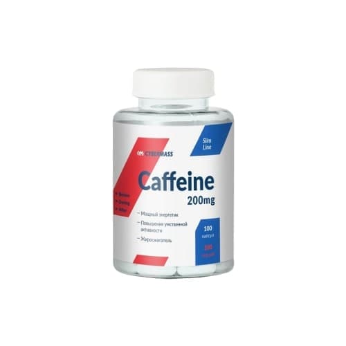 Cybermass Caffeine 200 mg 100 caps