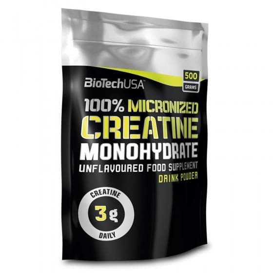 BioTech 100% Creatine Monohydrate (bag) 500g