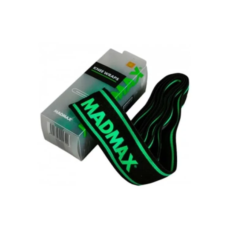 Бинт коленный Mad Max "Non slide"MFA299\BK-GN\2m фото