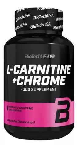 BioTech L-Carnitine + Chrome 60 caps фото