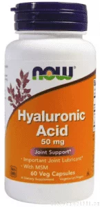 NOW Hyaluronic Acid 50mg 60 vcaps фото